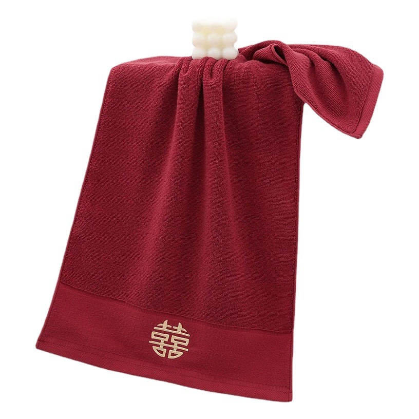 Хлопок Свадьба банное полотенце винно-красный 32 акции Микки Привет не легко потерять волосы выцветают Свадьба благословение подарок хлопок Свадьба банное полотенце