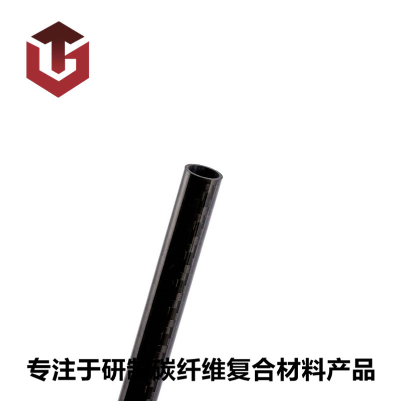 东莞批发3K碳纤维卷管斜纹亮光碳纤维管高强度碳纤维管型材