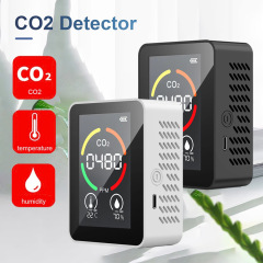 アップグレードされたクラシッククロスボーダー 3-in-1 二酸化炭素検出屋内 CO2 温度と湿度検出 2.8inch LCD ディスプレイ