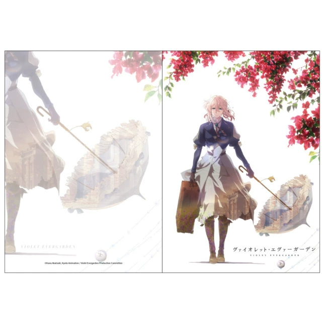 [Flash] Галактика Анимация Violet Evergarden сломанный цветок серия лазерный билет карточка-подборная коробка подвеска