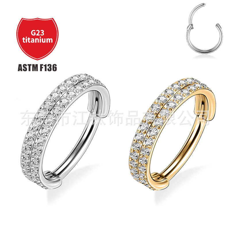 Labret piercing jewelry detail image