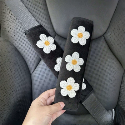 Cover Flower Car Soft | Seat belt shoulder pad