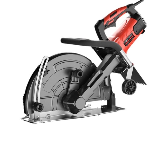 Large Stone Cutting Machine Cement Concrete Wall High Power Handheld Single Blade Grooving Machine Wall Cutting Machine