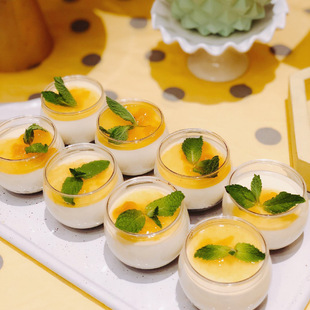 Mini PET honey pot mousse cup tiramisu baking packaging cross-border wedding creative dessert plastic cup