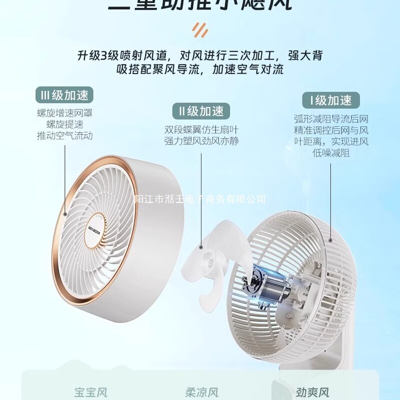 ドイツ空気循環ファン電動ファン家庭用サイレント小型デスクトップフロアファン垂直オフィスファン|undefined
