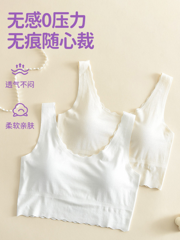 発育期の女の子、中学生のスポーツベスト、思春期の女の子、高校生の耐衝撃ブラジャー、女の子の下着|undefined