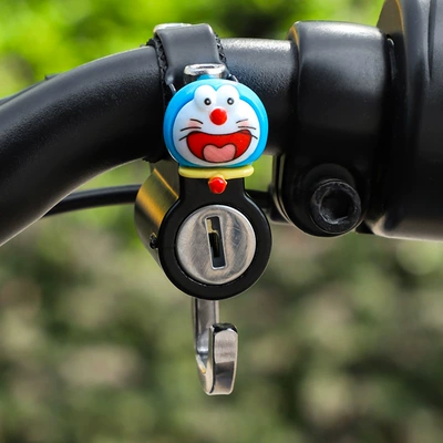 Motorcycle Helmet Lock Anti-Theft: Helmet lock - doraemon-helmet-lock-hook-free-tool