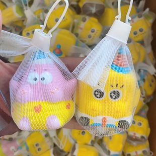 Spongebob Squidward Squishy Stress Relief Toy Slow Rebound Cartoon Figurine Hanging Doll Handmade