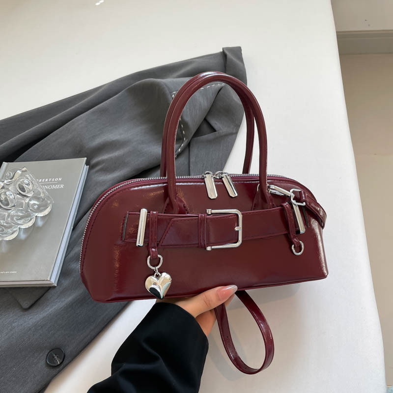 Bolso de concha de moda de Amazon transfronterizo para mujer 2025 bolso de almohada portátil de moda de alta gama europeo y americano bandolera