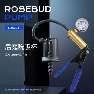 Male Gay fun anal negative pressure Cup chrysanthemum thread P-point anal plug vacuum suction cylinder back court stimulation anal plug pump