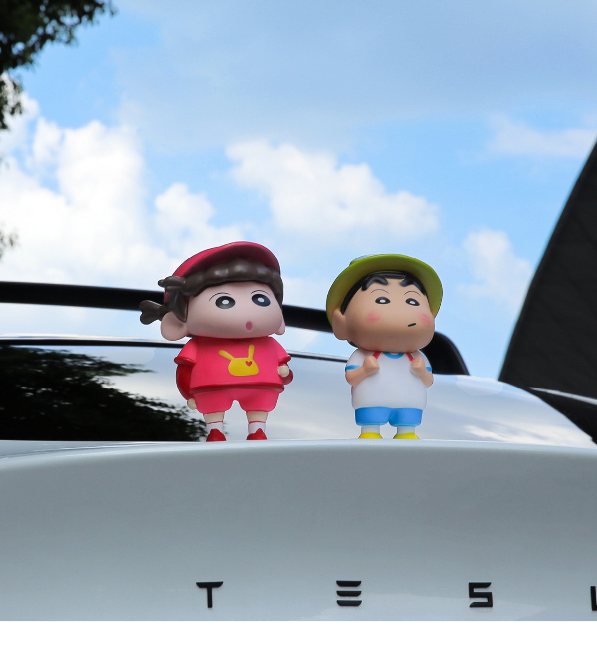 Cute Cartoon Fat Tiger Car Tail Pendant Doll Couple Roof Decoration Trunk Doll Car Ornaments