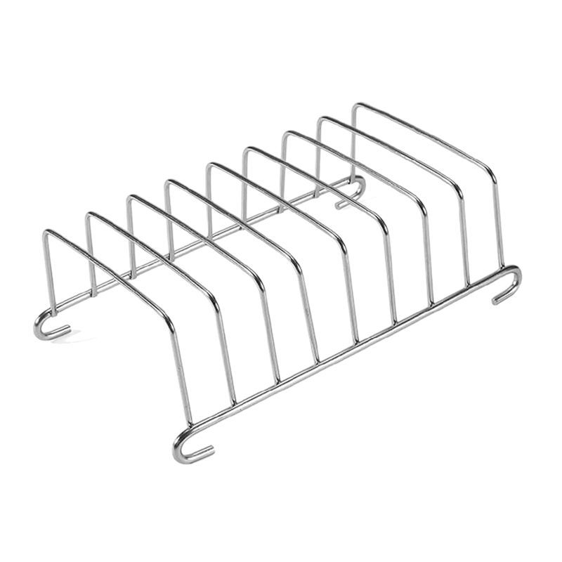 Herramientas de cocina para hornear estante de freidora de aire de acero inoxidable hogar accesorios estante de tostada freidora eléctrica pan tostado