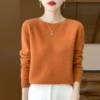 Pumpkin color round neck