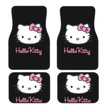 Avtomobil döşəmə paspasları: Decoration Bedside Blanket Living Room - special-shaped-hello-kitty-3-imitation-cashmere-4060cm-single-pack