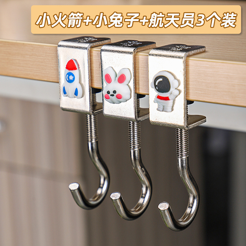 かばんは学生の机のサイドフックの事務室のハンガーのデスクトップの丈夫な荷重を掛けます。|undefined