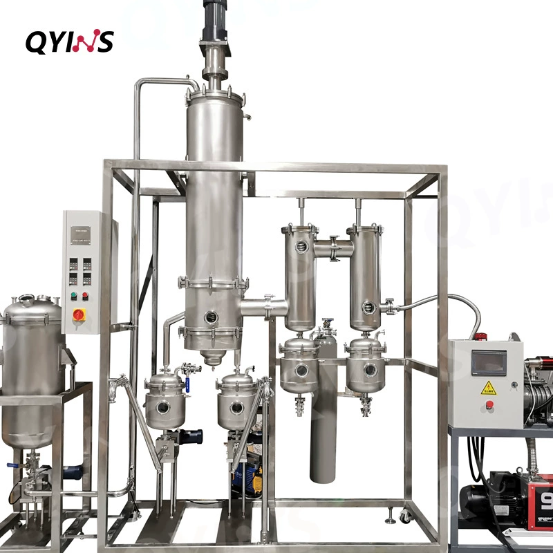 Инструмент для молекулярной дистилляции с коротким путем. Экстракция эфирных масел. Оборудование для очистки тонких химикатов. Лабораторная система разделительного устройства.