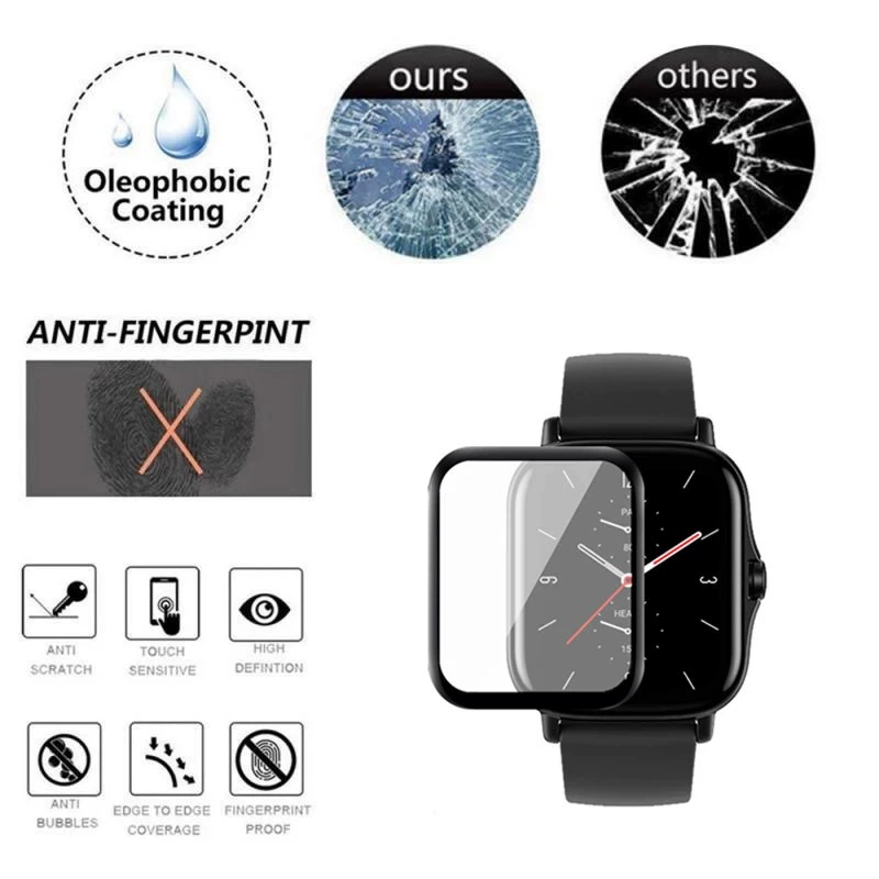 Подходит для защитной пленки Huami Amazfit GTS4 3D PMMA композитная пленка GTS4 мягкая пленка