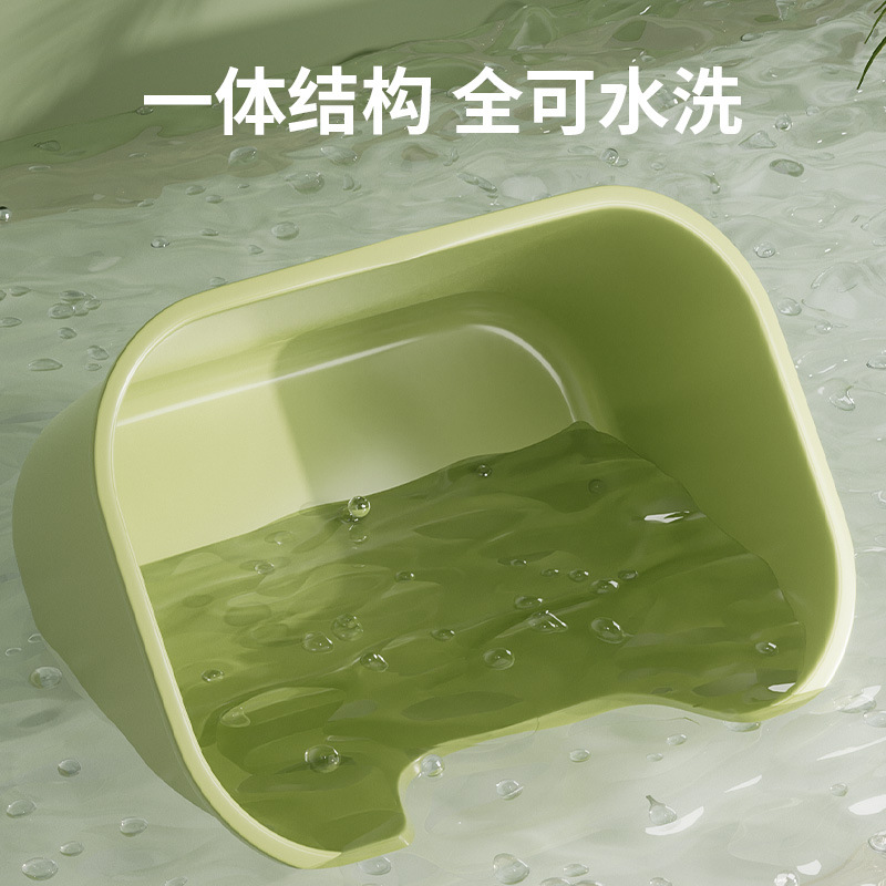 Nueva caja de arena para gatos de tipo abierto mayor gato inodoro anti-salpicaduras caja de arena para gatos de alta gama suministros de limpieza para gatos al por mayor