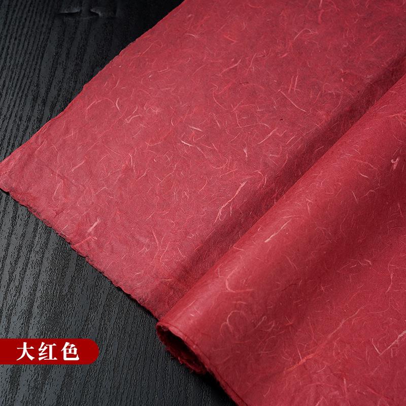 Huizhou Yuxuan colorido agua clara Yunlong papel de papel de aceite paraguas lámpara de papel de arroz en blanco de fibra gruesa decoración de papel de embalaje