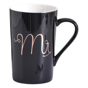 Creative personality ceramic mug mug with lid logo office tea cup hand gift promotional Cup