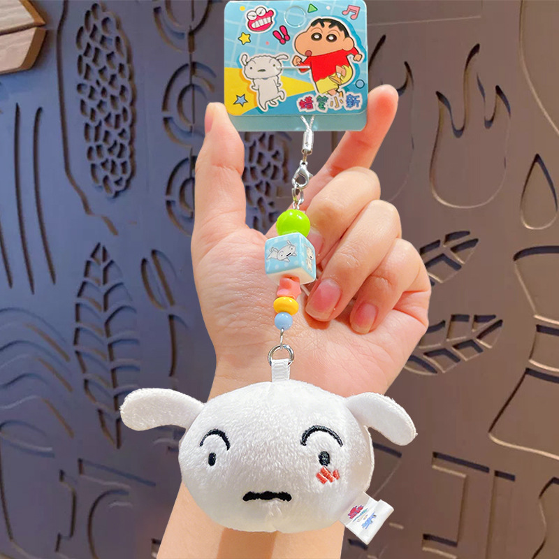 Crayons, mobile phone, pendant, cloth, doll