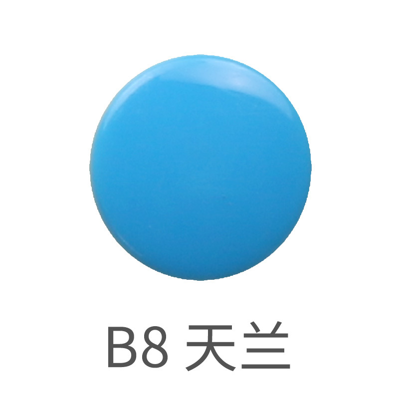 Kam Hualian T3 brillante/esmerilado de plástico botón POM resina botón a presión color niño y madre hebilla oculta al por mayor