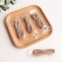热销新款小股麻绳工艺品包装绳DIY服装吊牌辅料挂绳抽绳工厂批发