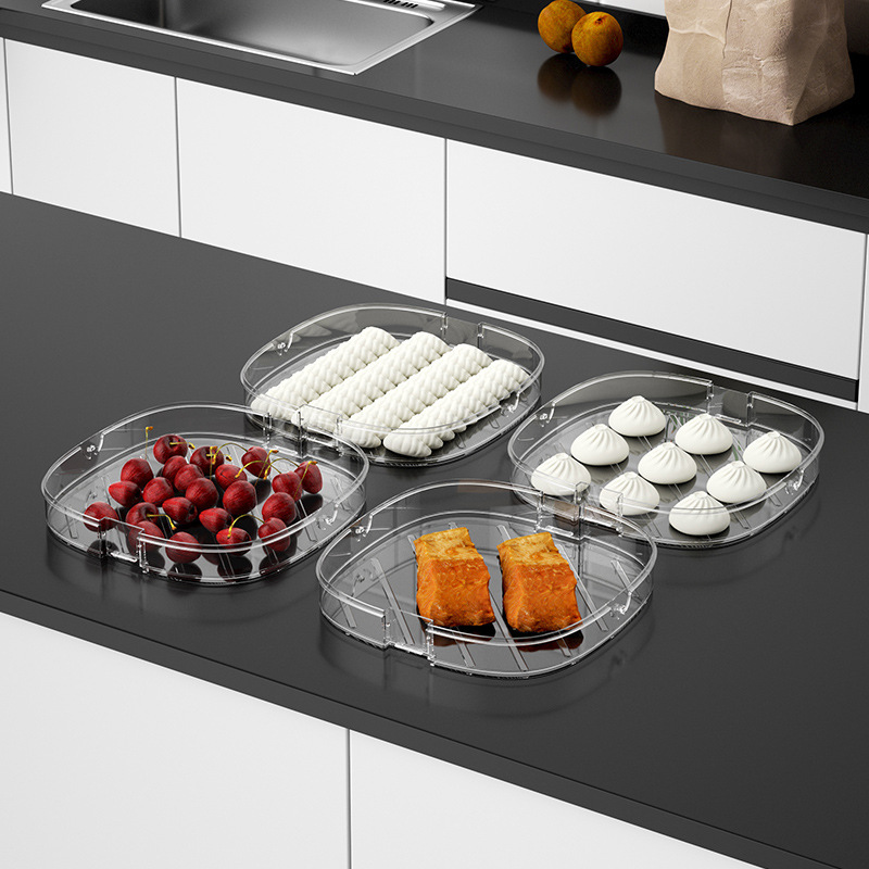 家庭用大容量タッパー手持ち式多層餃子皿収納ケースタイム冷凍カオス餃子ケース付き|undefined