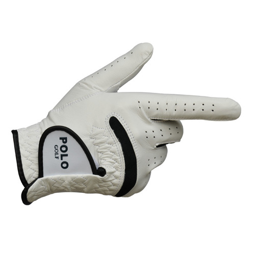 POLO GOLF Men's Golf Gloves - Breathable and Slip-Resistant Gloves, Dual-Handed Single Golf Gloves with Lambskin Material