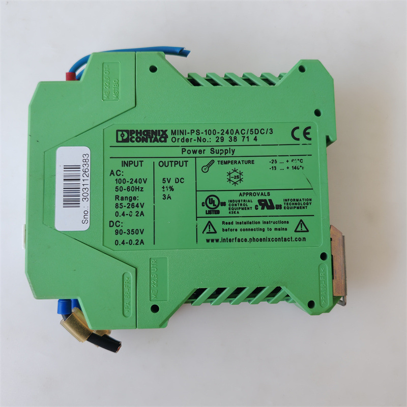 拆机菲尼克斯MINI-PS-100-240AC/5DC/3订货号2938714成色新