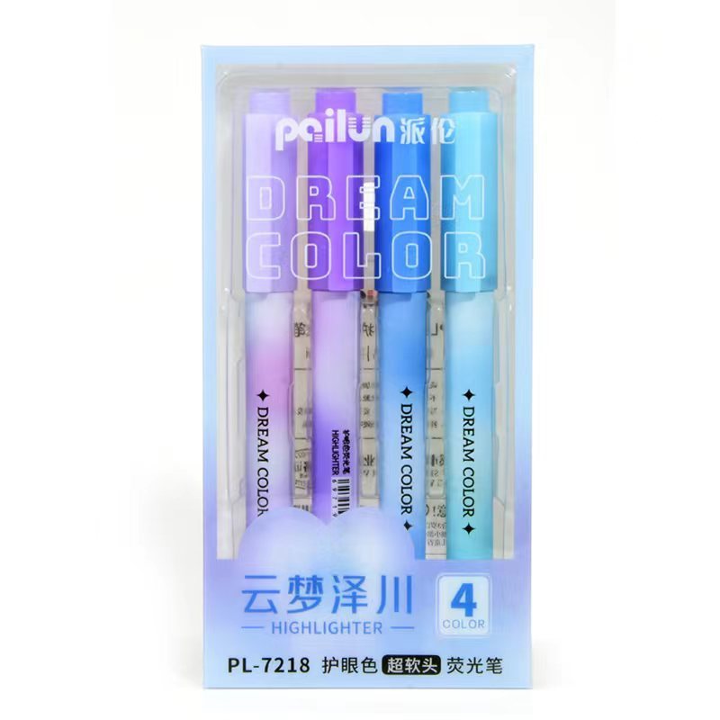 超ソフトヘッド蛍光ペン、高価値、大容量、カラフルな目の保護マーカーペン、学生がハンドブックを書くためのキーマーカーペン|undefined