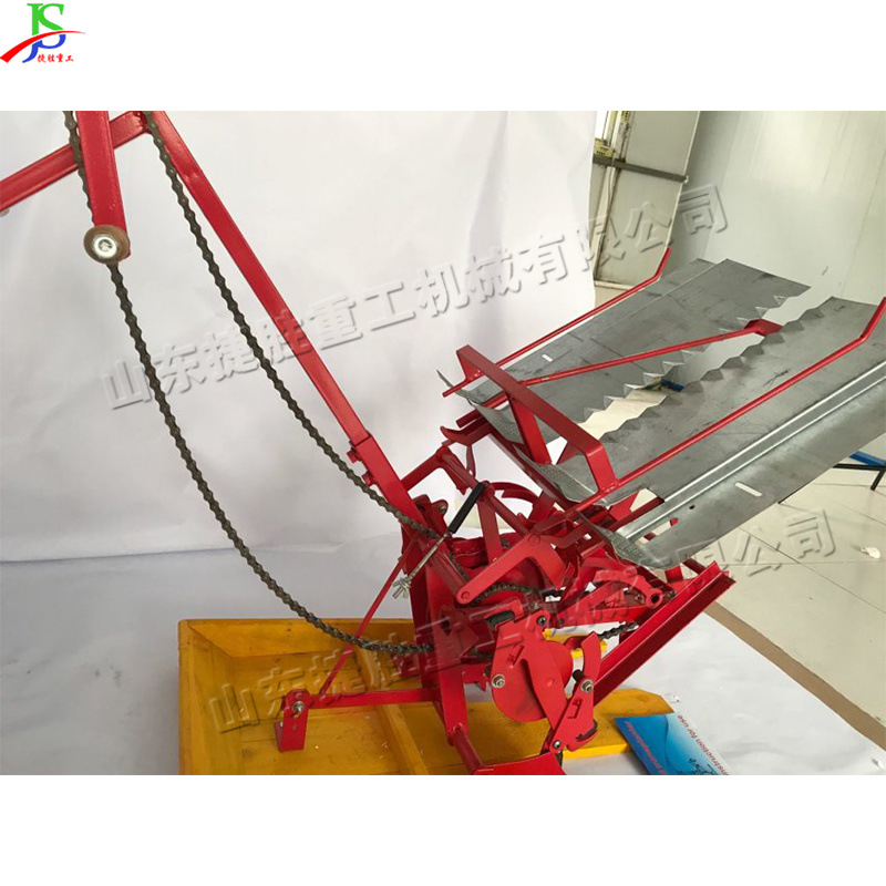 小型手摇式插秧机 双行人力步退式稻田栽种机 农田水稻秧苗种植机