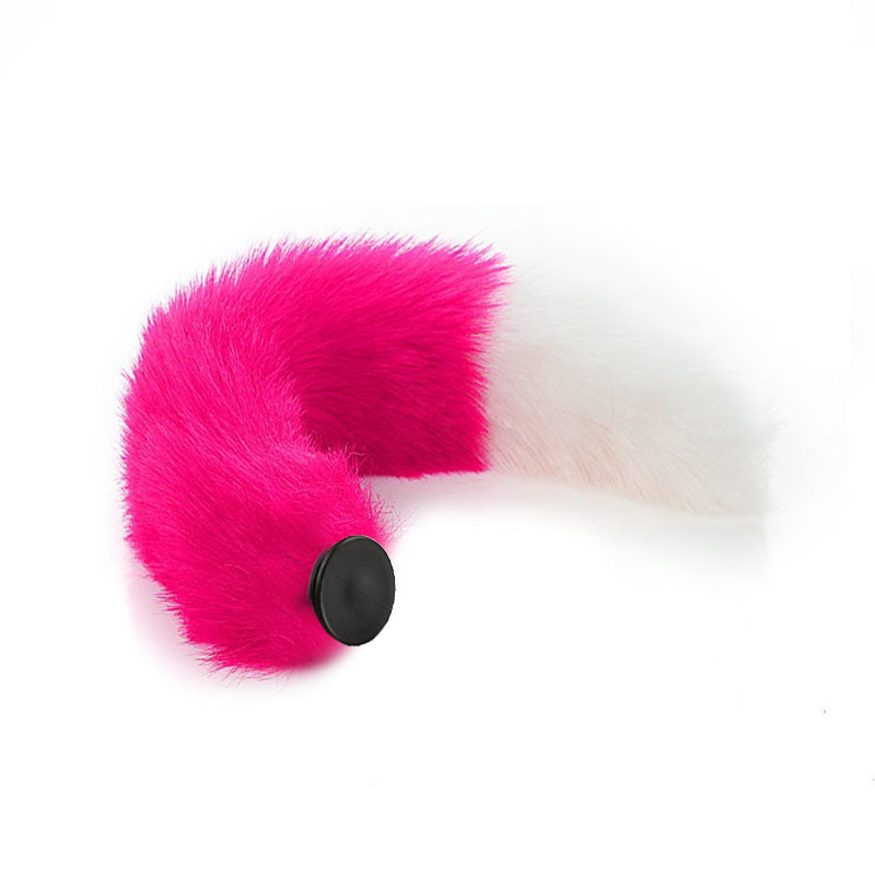 Sexy reemplazable Fox cola de silicona vibración anal plug back corte masturbación SM suministros para adultos entrega al por mayor