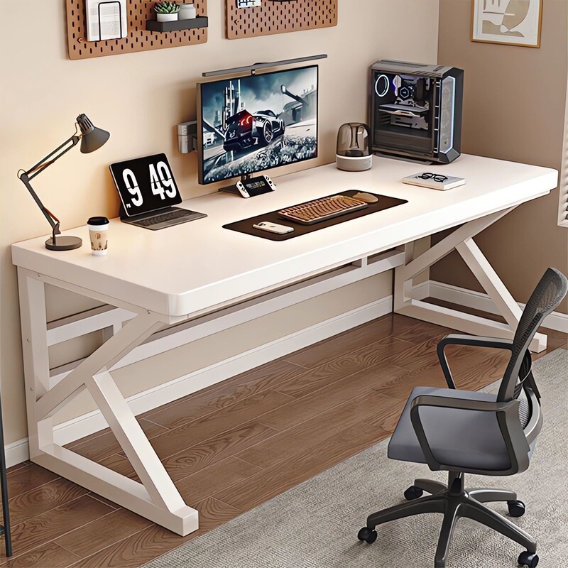 Desktop computer desk, simple gaming desk, modern and minimalist design, suitable for students, home use, and commercial office environments Desktop computer desk, simple gaming desk, modern and minimalist design, suitable for students, home use, and commercial office environments