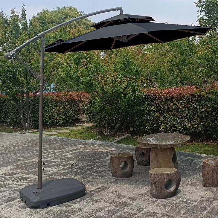Paraguas para jardín, paraguas para jardín, paraguas al aire libre, paraguas laterales, paraguas anti-UV, tendencia creativa image 82