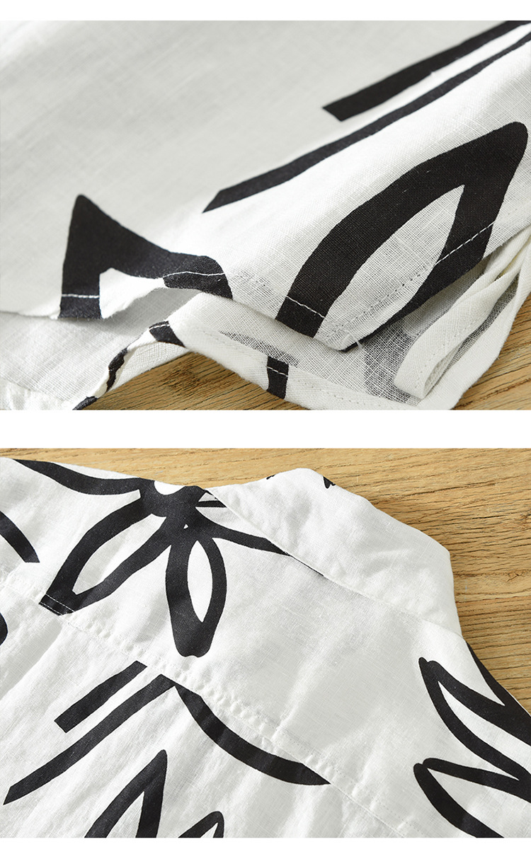 Floral Linen Shirt 7