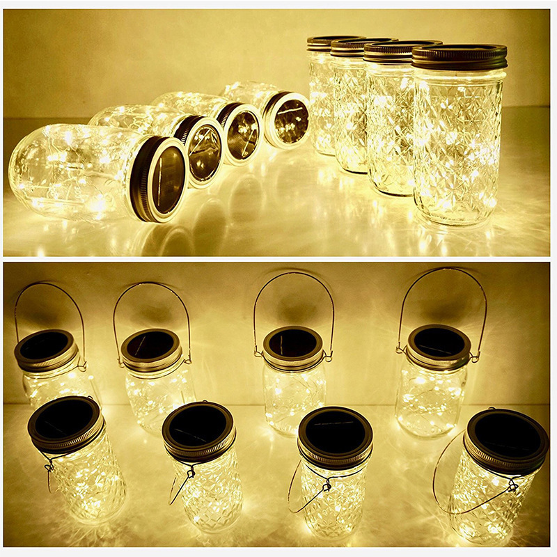 Solar Mason Bottle Light Wizard Jar Light Led Star String Light Mason Cover Hanging Light Garden Light Decorative Garden Solar Mason Bottle Light Wizard Jar Light Led Star String Light Mason Cover Hanging Light Garden Light Decorative Garden