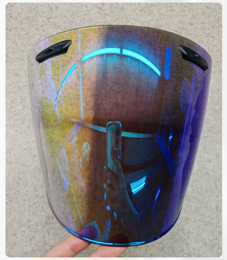 Suitable for Arai Vz-Ram Cycling Half Helmet Three-Quarter Motorcycle Sun Protection Color Changing Mask Helmet Lens
