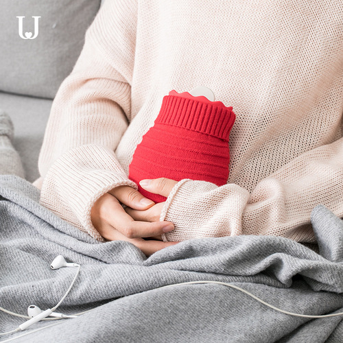 Jordan Judy silicone hot water bottle, waterproof and explosion-proof, silicone microwave heating hot water bottle 
