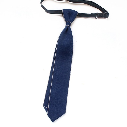 Simple tie for men and women, hands-free business wear, collar flower accessories, hotel property bank decoration 27*5cm