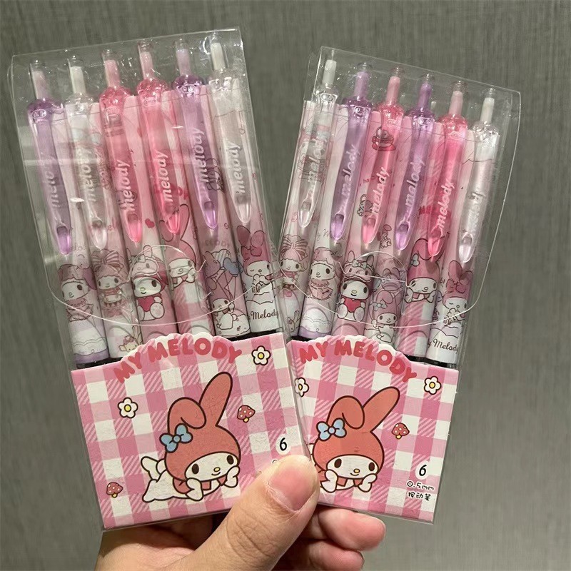 ins 高価値プレスゲルペン + ST ヘッド漫画かわいい 0.5 速乾性黒ペン水性ペン + 学生試験問題|undefined