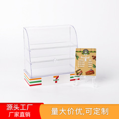 食品とおもちゃのケーキキャビネットデザート透明ディスプレイキャビネットモデルミニチュアシーン子供のおもちゃの装飾品ミニドールハウス