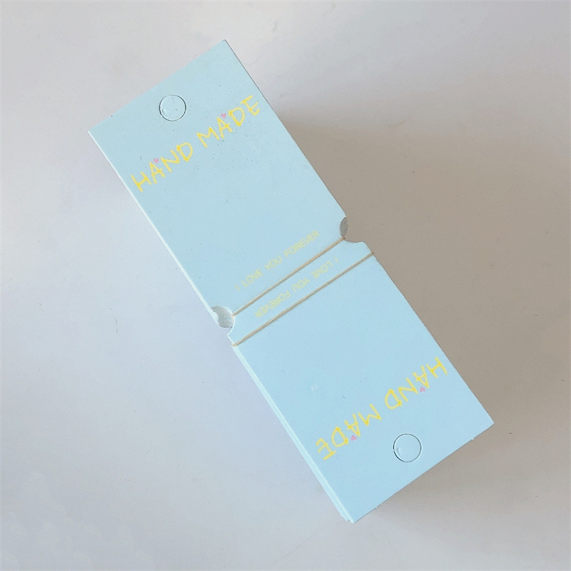 Daily Occasion Simple Style Letter Paper Jewelry Rack