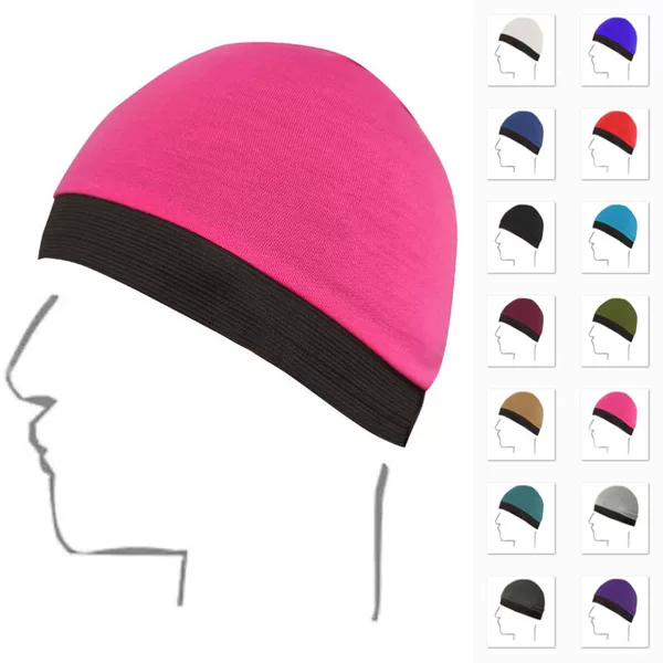Amazon AliExpress cross-border headgear breathable base wig cap dome cap wide-brimmed elastic shaping round hat
