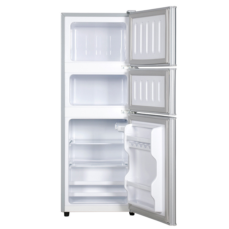 Shenhua 57-182 L mini refrigerador hogar pequeño alquiler refrigerado dormitorio de tres puertas Mini refrigerador