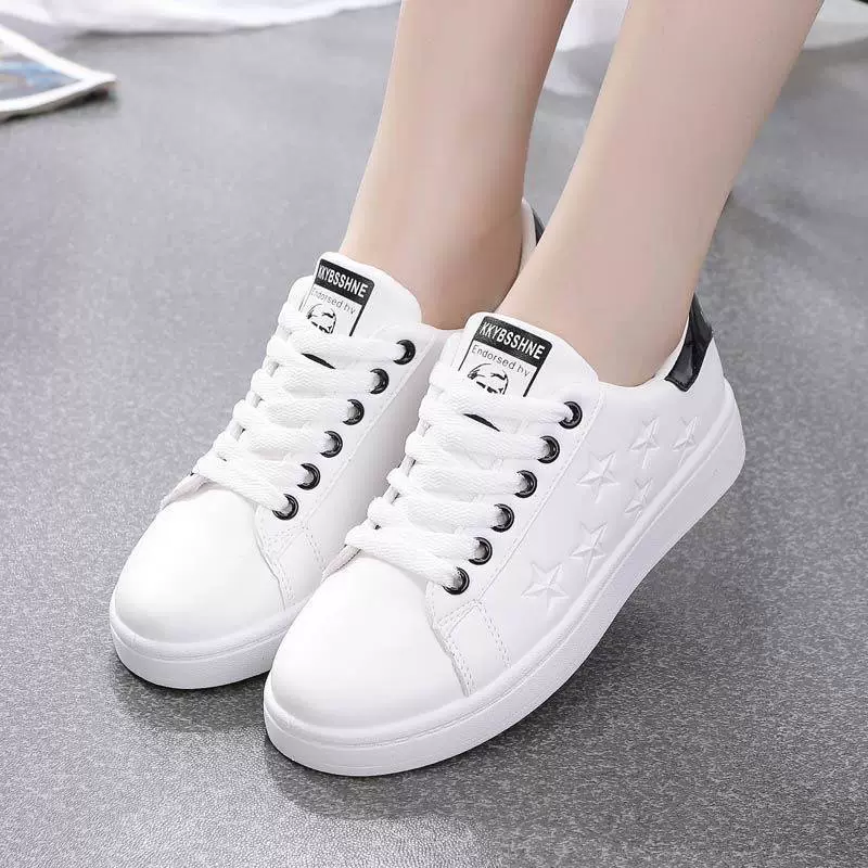 Tide, white shoes, footwear, sneakers for leisure flat, 2023, trend of season, Korean style