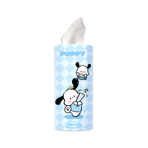 Car-mounted car-specific cartoon paper tube, in-car seat-type cylindrical paper tube, creative car tissue box on car
