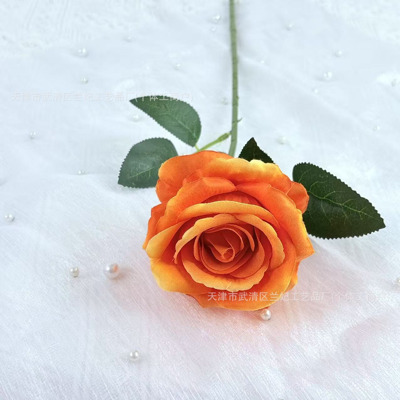 Paño de piel de simulación Acacia rosa flor falsa única flor artificial boda casa auditorio decoración ramo fotografía accesorios transfronterizos