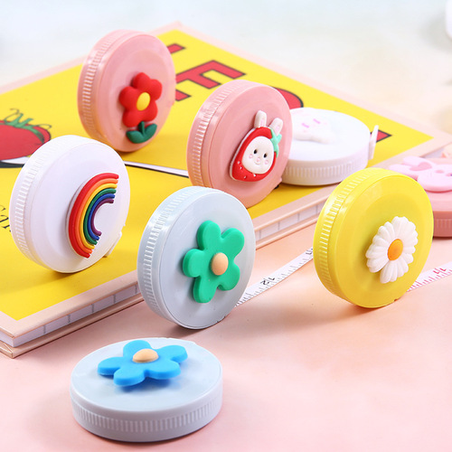 Mini Tape Measure Cute Portable Soft Tape Measure Three-Dimensional Tape Measure for Bust Waist and Height Measurement for Children 1.5M Tape Measure