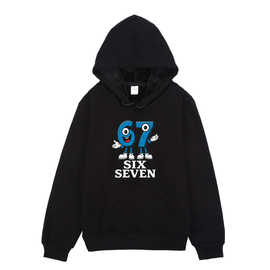 来图印花棉不起球青少年儿童春秋冬卫衣 男女加绒/不加绒卫衣外套